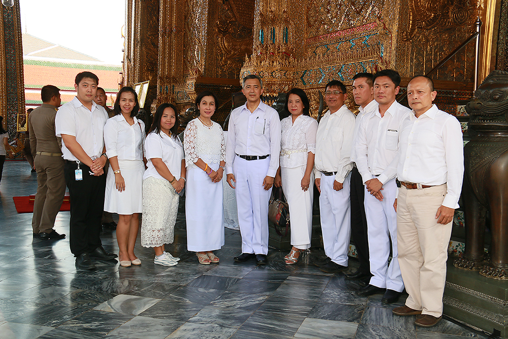 เจ้าหน้าที่ DSI ร่วมพิธีเจริญพระพุทธมนต์เฉลิมพระเกียรติฯ ณ พระอุโบสถ วัดพระแก้ว