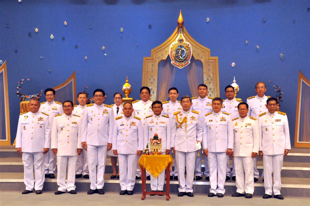 รัฐมนตรีว่าการกระทรวงยุติธรรม นำคณะผู้บริหารกระทรวงยุติธรรม ร่วมบันทึกเทปโทรทัศน์ถวายพระพร เนื่องในวันเฉลิมพระชนมพรรษาสมเด็จพระนางเจ้าสิริกิติ์พระบรมราชินีนาถ