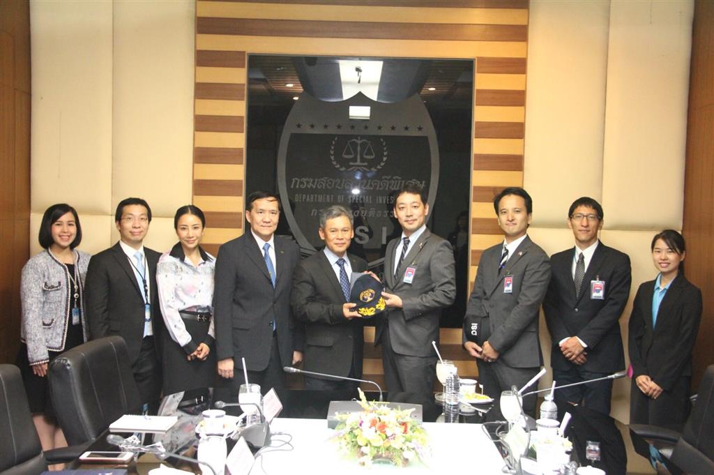 Newly-Posted First Secretary of Japanese Embassy in Bangkok visited the DSI