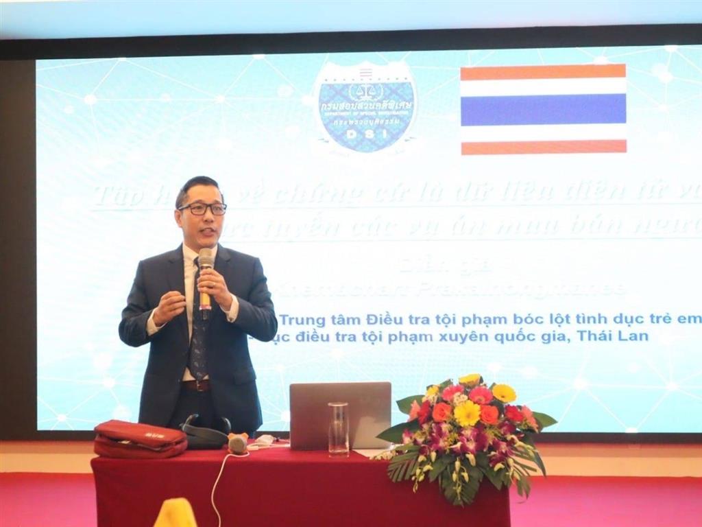 DSI Representative Talked about DSI’s Efforts against Human Trafficking and Child Sexual Exploitation at International Seminar in Vũng Tàu, Vietnam