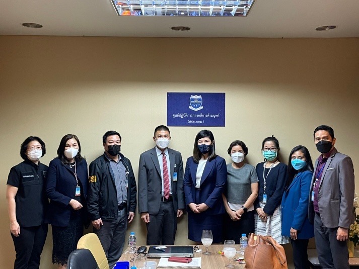 ผู้แทนสถานทูตสหรัฐอเมริกา พบดีเอสไอ เก็บข้อมูลคดีการค้ามนุษย์ทำ TIP Report 2022