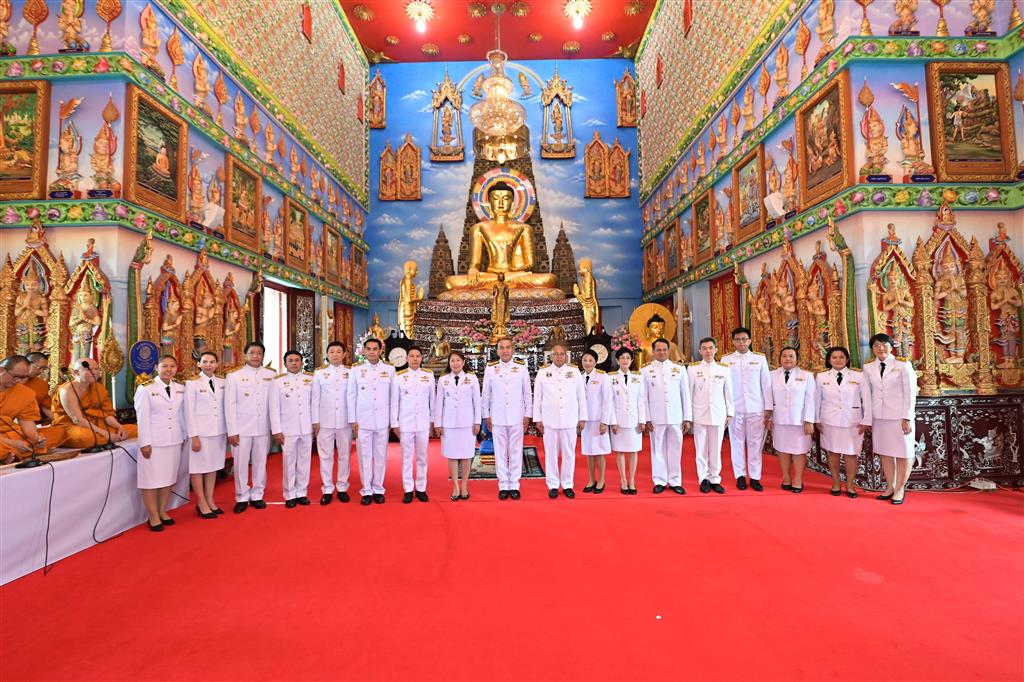 กรมสอบสวนคดีพิเศษร่วมพิธีถวายผ้าพระกฐินพระราชทานของกระทรวงยุติธรรม ประจำปีพุทธศักราช 2568 ณ วัดบัวขวัญ พระอารามหลวง​ จังหวัดนนทบุรี