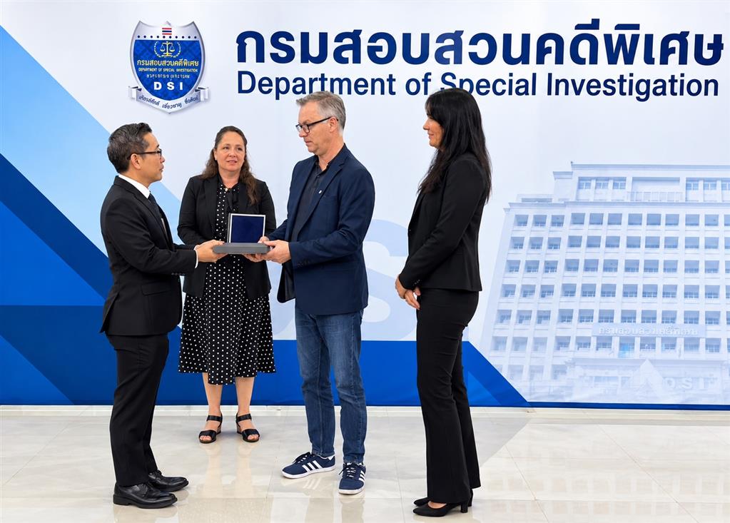 DSI หารือหน่วยงานบังคับใช้กฎหมายสวีเดน แลกเปลี่ยนข้อมูลความร่วมมือปราบปรามอาชญากรรมทางไซเบอร์และการแสวงหาประโยชน์ทางเพศจากเด็กออนไลน์